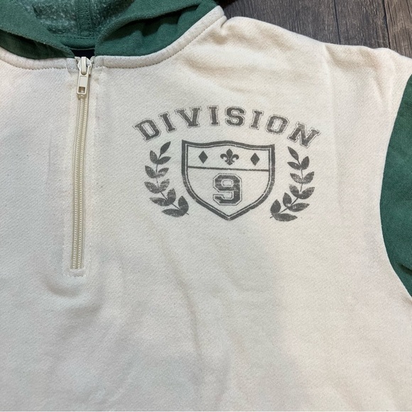 Girls Art Class Hoodie Sweatshirt Green Cream Front Pockets Size XXL /18 - Picture 5 of 9